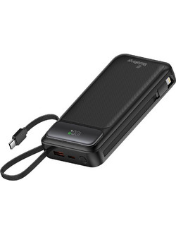 MediaRange Power Bank 20000mAh 22.5W με 2 Θύρες USB-A & Θύρα USB-C Power Delivery Black