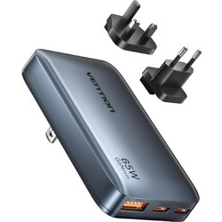 Vention FCBH0 Φορτιστής χωρίς Καλώδιο με Θύρα USB-A & 2 Θύρες USB-C 65W Power Delivery