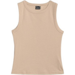 4F Γυναικείο Αθλητικό T-Shirt Μπεζ 4FWSS26TSLEF244-83S