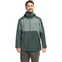 Jack Wolfskin Ανδρικό Μπουφάν Χειμωνιάτικο Puffer Χακί A65803-E0272