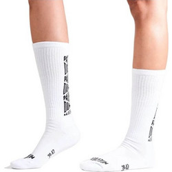 Palladium Jacquard Ανδρικές Κάλτσες Ψηλές με Σχέδια Λευκές SX7385-100