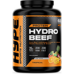 Hype Premium Hydro Beef Tropical Πρωτεΐνη Γράμμωσης Χωρίς Λακτόζη 1.8kg