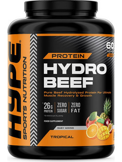Hype Premium Hydro Beef Tropical Πρωτεΐνη Γράμμωσης Χωρίς Λακτόζη 1.8kg