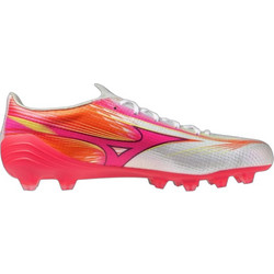Mizuno Morelia Alpha III Elite Japan FG P1GA266064 Ποδοσφαιρικά Παπούτσια με Τάπες Κόκκινα Ασημί