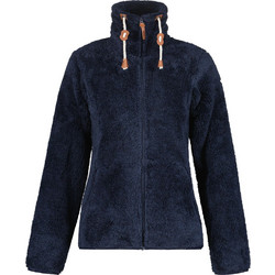 Icepeak Γυναικεία Ζακέτα Fleece Κοντή με Φερμουάρ Navy Μπλε 54954638I-390