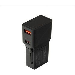 Ezra CH146 Φορτιστής χωρίς Καλώδιο με Θύρα USB-A & Θύρα USB-C 20W