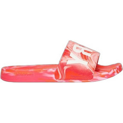 Superdry Marbel Γυναικείες Παντόφλες Καλοκαιρινές Αντιολισθητικές Κολυμβητηρίου Κόκκινες WF310218A-2JP