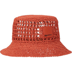 Karl Lagerfeld Γυναικείο Καπέλο Bucket Ψάθινο Κόκκινο A2W33033-1OR