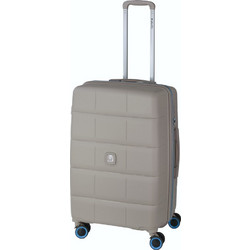 Dielle 210 Βαλίτσα Μεσαία 65x41x27cm με 4 Ρόδες Γκρι