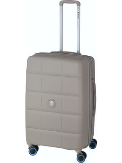 Dielle 210 Βαλίτσα Μεσαία 65x41x27cm με 4 Ρόδες Γκρι