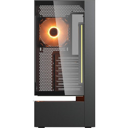 Cougar CFV235 Mesh Vision Black Midi Tower Κουτί Υπολογιστή RGB με Πλαϊνό Παράθυρο