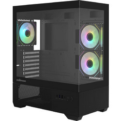 Zalman Chronix V2 Black Gaming Midi Tower Κουτί Υπολογιστή RGB με Πλαϊνό Παράθυρο