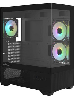 Zalman Chronix V2 Black Gaming Midi Tower Κουτί Υπολογιστή RGB με Πλαϊνό Παράθυρο