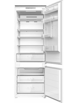 Heinner HCNF-BIM403INVD Εντοιχιζόμενος Ψυγειοκαταψύκτης 403lt No Frost Υ195.3xΠ69xΒ55cm Λευκός