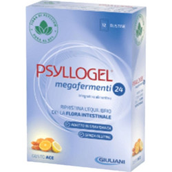 Giuliani Psyllogel Megafermenti Προβιοτικά & Φυτικές Ίνες 12 Φακελάκια