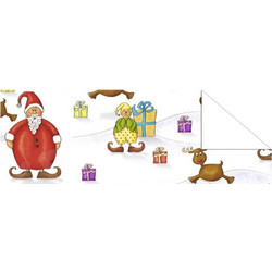 Ursus Winter Wonderland Santa Χαρτόνι Κολάζ Λευκό 50x70cm 12882203