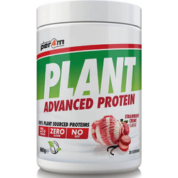 Per4m Plant Advanced Strawberry Creme Φυτική Πρωτεΐνη Χωρίς Λακτόζη & Γλουτένη 900gr