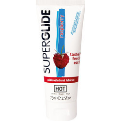 HOT Raspberry Superglide Λιπαντικό Gel Νερού Κόλπου & Πρωκτού 75ml
