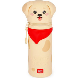 Legami Kawaii Puppy Κασετίνα Βαρελάκι Μπεζ KA0025