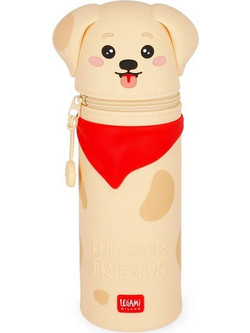 Legami Kawaii Puppy Κασετίνα Βαρελάκι Μπεζ KA0025