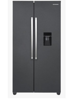 Heinner HSBS-HM529NFINVDGWDE++ Ψυγείο Ντουλάπα 529lt No Frost Υ177xΠ90xΒ66cm Γκρι