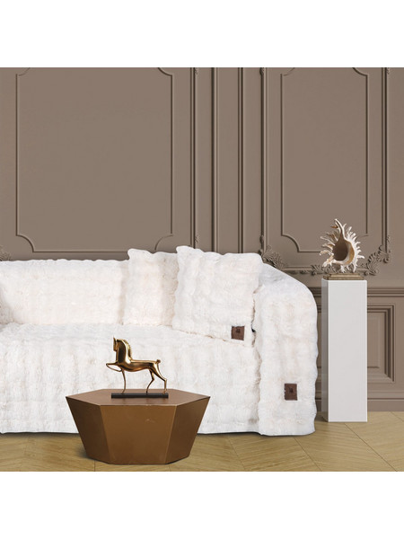 Greenwich Polo Club Ριχτάρι Διθέσιου Καναπέ 180x250 Premium 3936 Ivory