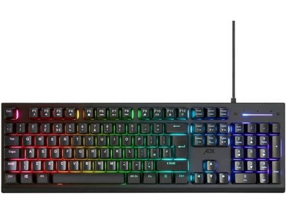 Adx FireFight K15 Μηχανικό Gaming Πληκτρολόγιο TenKeyLess RGB Black
