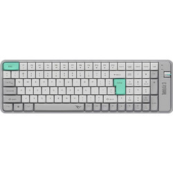 Alcatroz Tetriz Air 3 White Turquoise Ασύρματο Πληκτρολόγιο