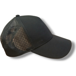 CTR Καπέλο Jockey με Δίχτυ Snapback Υφασμάτινο Μαύρο 001426-029