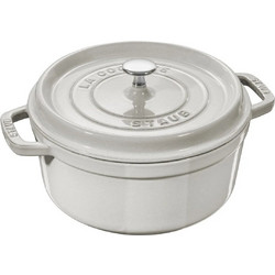 Staub Πυρίμαχη Μαντεμένια Κατσαρόλα Στρογγυλή με Καπάκι 24cm 3.8lt 40501-412-0