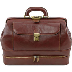 Tuscany Leather Giotto Ιατρική Τσάντα Δερμάτινη Καφέ