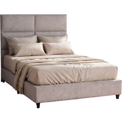 B2BMarkt Milo Κρεβάτι Ημίδιπλο Υφασμάτινο 120x200cm HM646.32