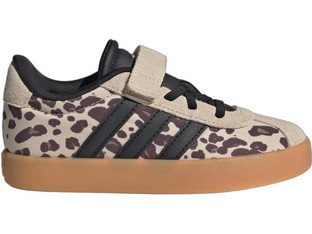 Adidas Vl Court 3.0 Παιδικά Sneakers Μαύρα Μπεζ KH8704