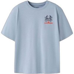 Name It Παιδικό T-Shirt Κοντομάνικο Γκρι Γαλάζιο 13241597