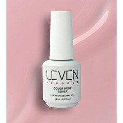 Leven Color Drop Cover Top Coat Ημιμόνιμο Βερνίκι Νυχιών 15ml