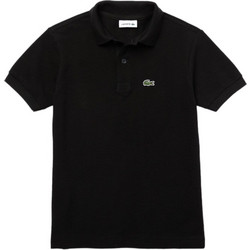 Lacoste Παιδικό Polo Κοντομάνικο Μαύρο PJ2909-031