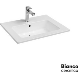 Bianco Flat Ένθετος Νιπτήρας Μπάνιου Πορσελάνης Λευκός 508-36060-300