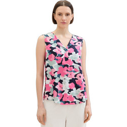 Tom Tailor Γυναικείο Καλοκαιρινό Top Τιρκουάζ 1040317-35290