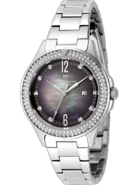 TechnoMarine Luna Γυναικείο Ρολόι με Ασημί Μεταλλικό Μπρασελέ TM-826008