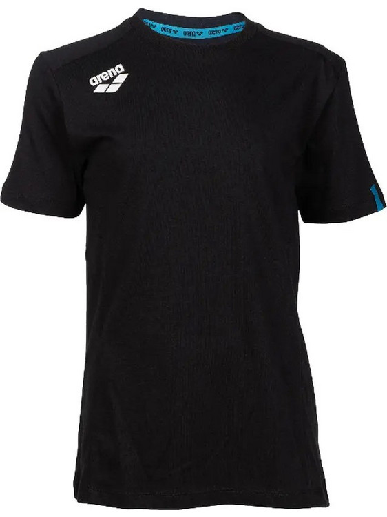 Arena 004918 Παιδικό T-Shirt Κοντομάνικο Μαύρο Λευκό 004918-500