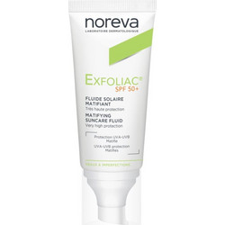 Noreva Exfoliac Mattifying Αντηλιακό Γαλάκτωμα Προσώπου SPF50+ 40ml