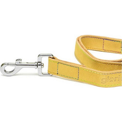 Gloria Pets Oasis Λουρί Σκύλου Δερμάτινο 1m x 20mm Κίτρινο
