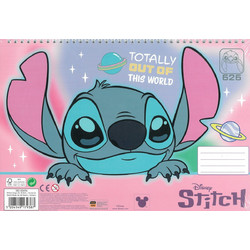 Gim Stitch Μπλοκ Ζωγραφικής 23x33cm 40 Φύλλων με Αυτοκόλλητα 342-03416