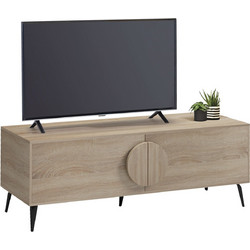 HomeMarkt Έπιπλο Τηλεόρασης Μοριοσανίδα Sonoma Μ140xΠ35.5xΥ51cm Savore HM18369.01