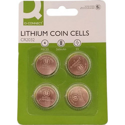 Q-CONNECT Lithium CR2032 4τμχ