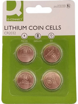 Q-CONNECT Lithium CR2032 4τμχ