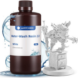 Anycubic 2.0 LCD Water Washable Ρητίνη 3D Printer White 1kg