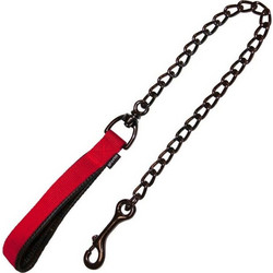 Gloria Pets Classic Λουρί Σκύλου Ατσάλινο 0.6m x 4mm Κόκκινο