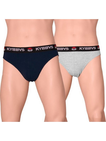 KYBBVS Ανδρικά Σλιπ Βαμβακερά 2Pack KB901-2