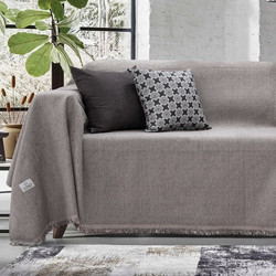 Lino Home Ριχτάρι Τριθέσιου Καναπέ 180x300 Boxi Dark Grey
